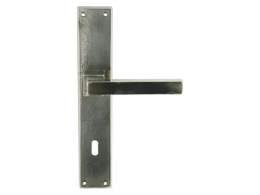 LATUS MG2031 - Bronze door handle on back plate _ Fama International